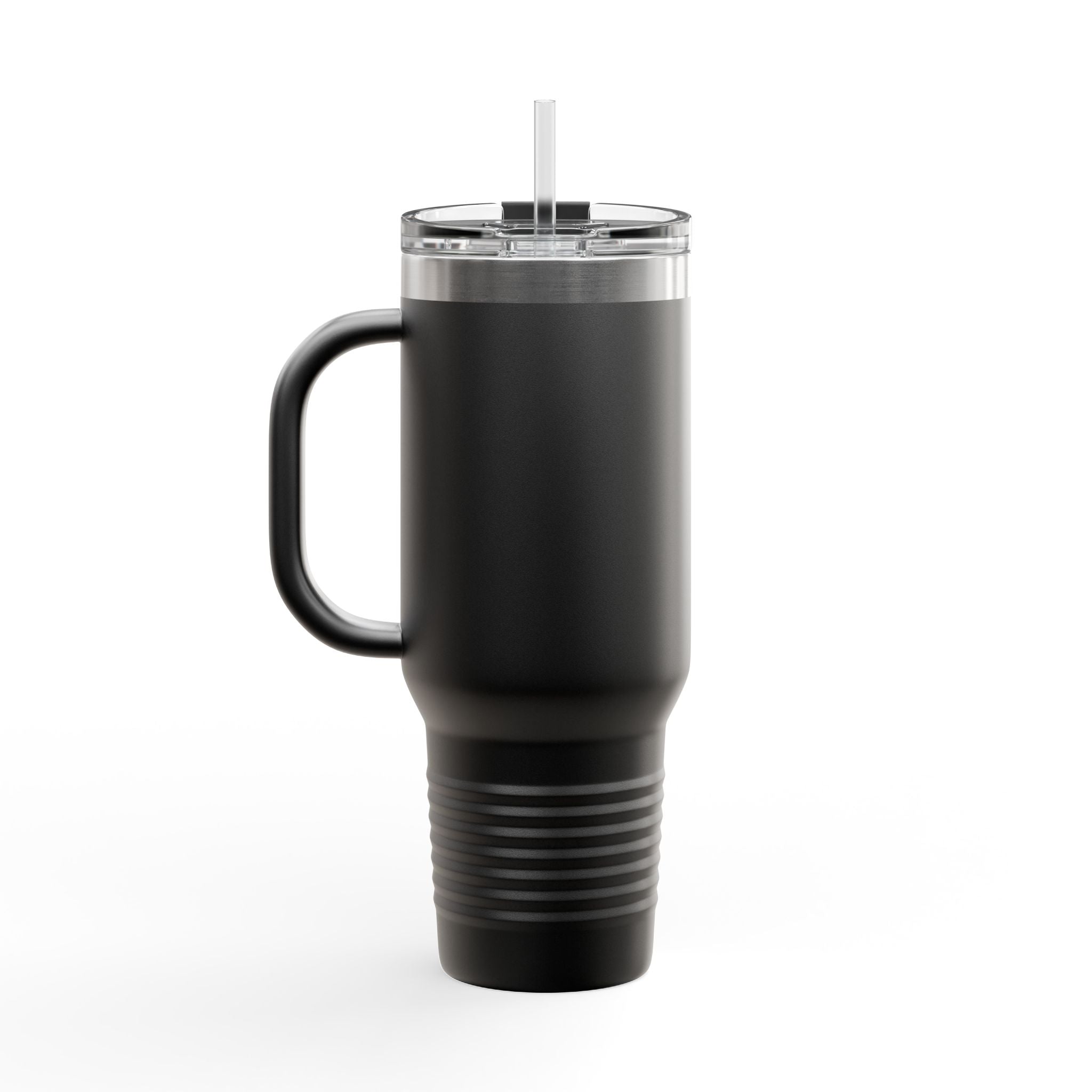 40oz Insulated Travel Mug — FOREX.GOLF Logo Stainless Tumbler with Straw & Handle