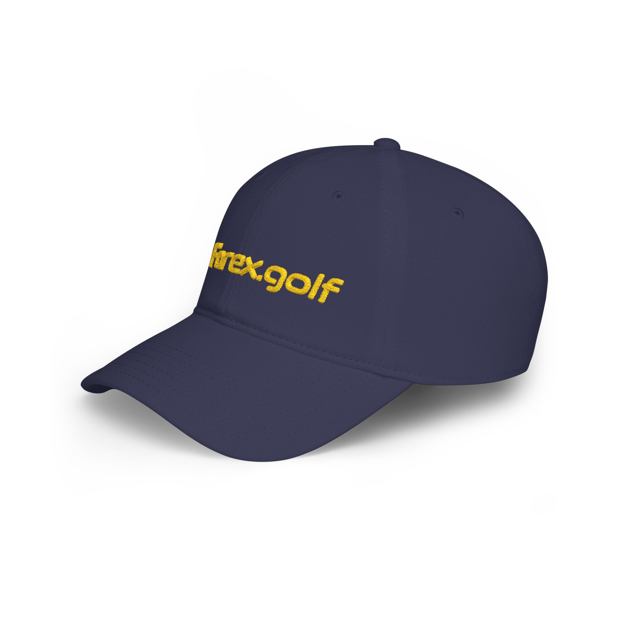 Forex.golf Embroidered Low-Profile Baseball Cap — Golf & Trading Logo Hat