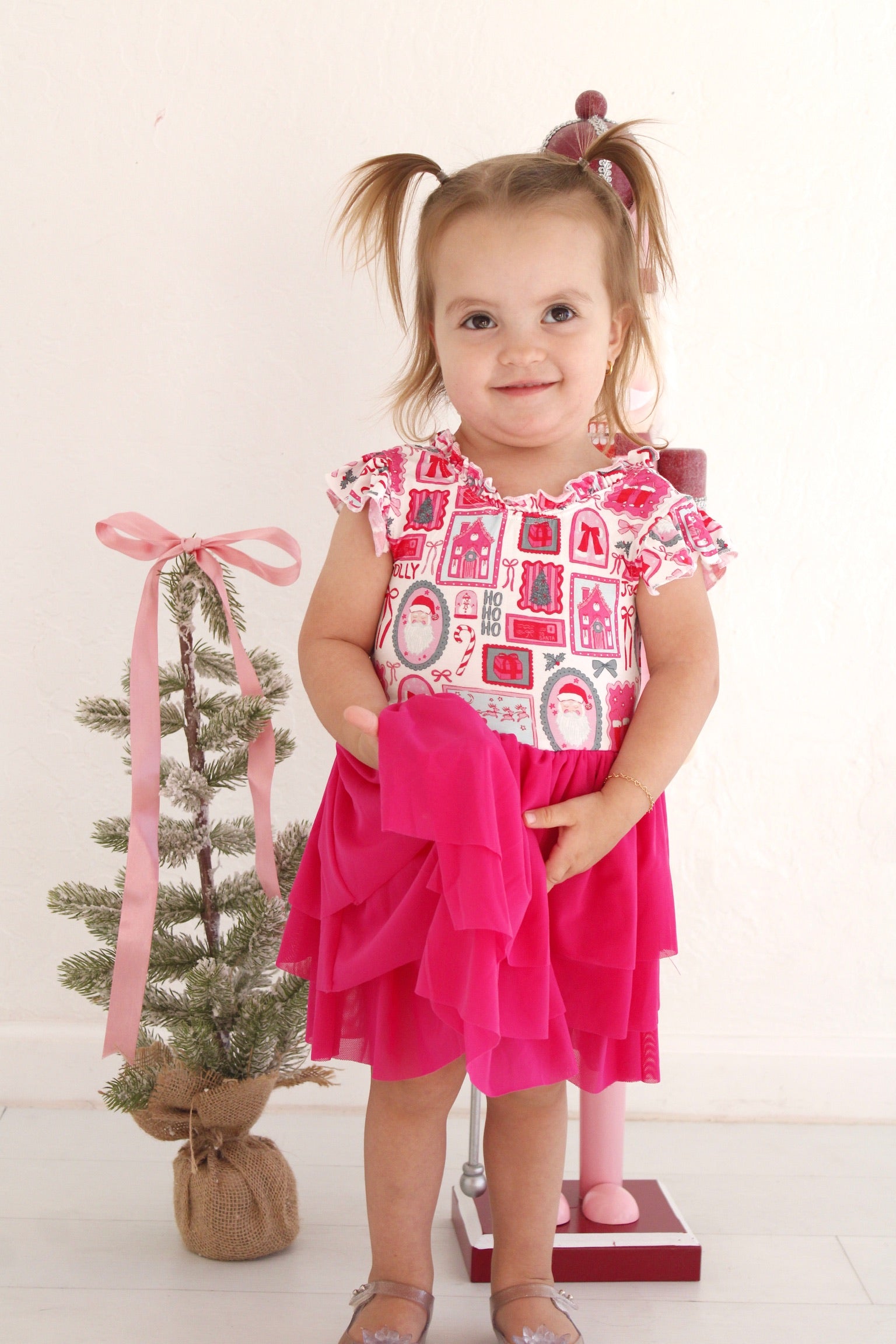 Merry & Twirly Collection- Pinkmas Tulle Dress