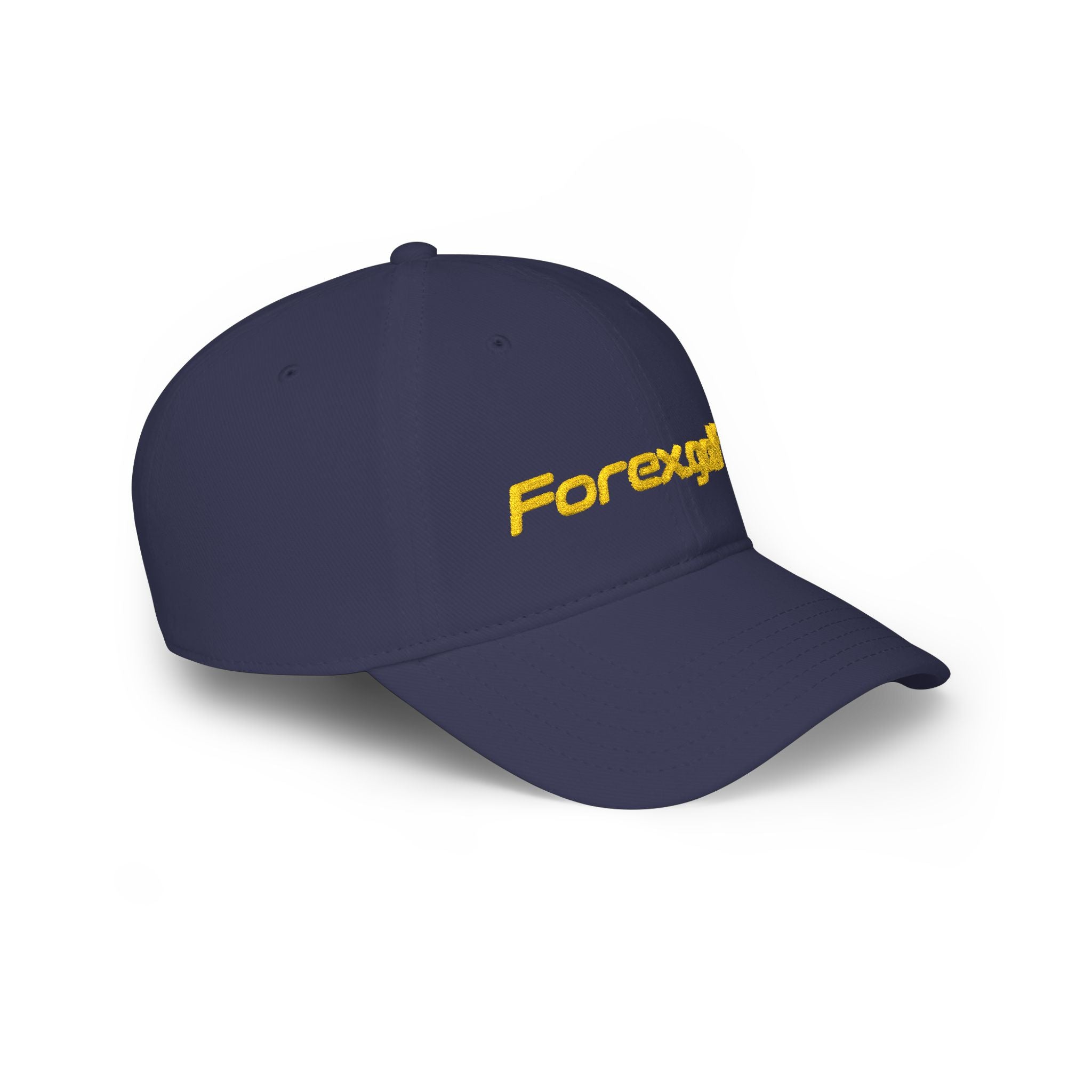 Forex.golf Embroidered Low-Profile Baseball Cap — Golf & Trading Logo Hat