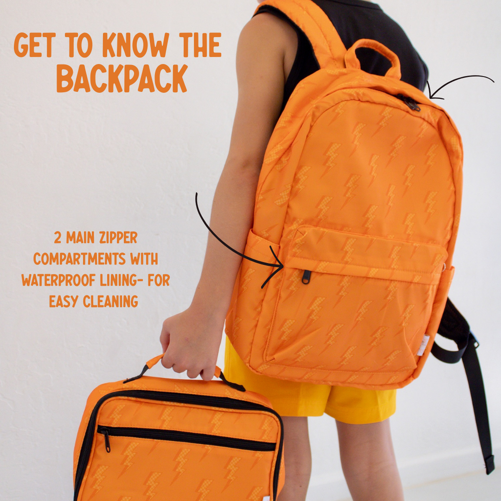 Electric Rush - Backpack & Lunchbox Bundle