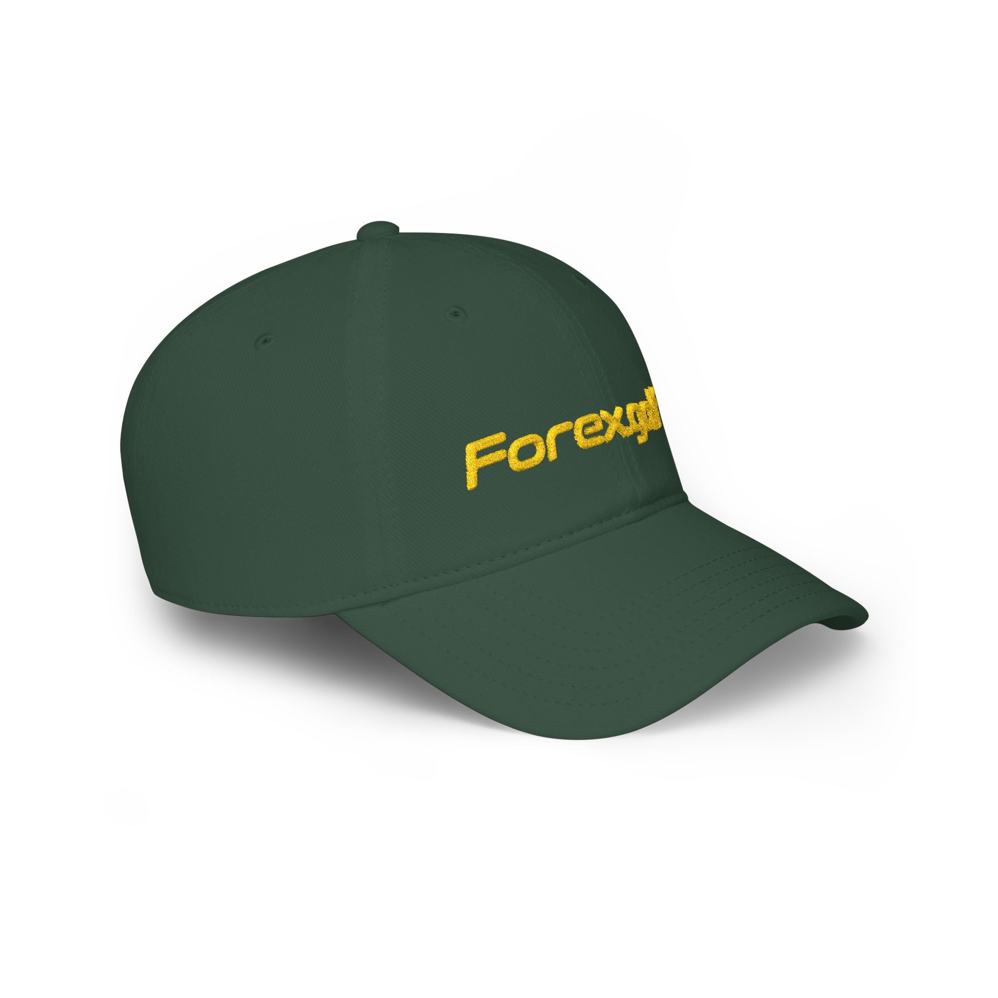 Forex.golf Embroidered Low-Profile Baseball Cap — Golf & Trading Logo Hat