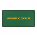 Forex.Golf Desk Mat — Green Gaming/Office Desk Pad with Yellow Logo