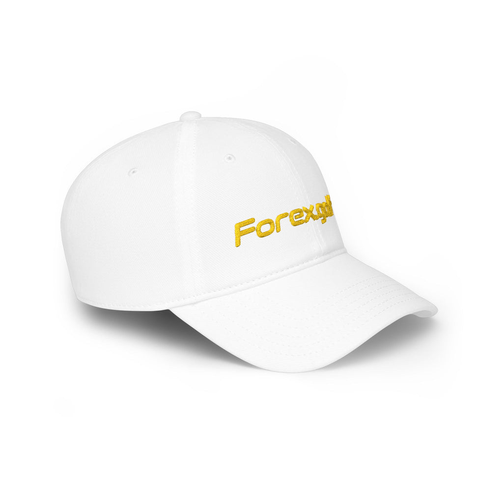 Forex.golf Embroidered Low-Profile Baseball Cap — Golf & Trading Logo Hat