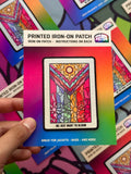 Flower Pride flag patch