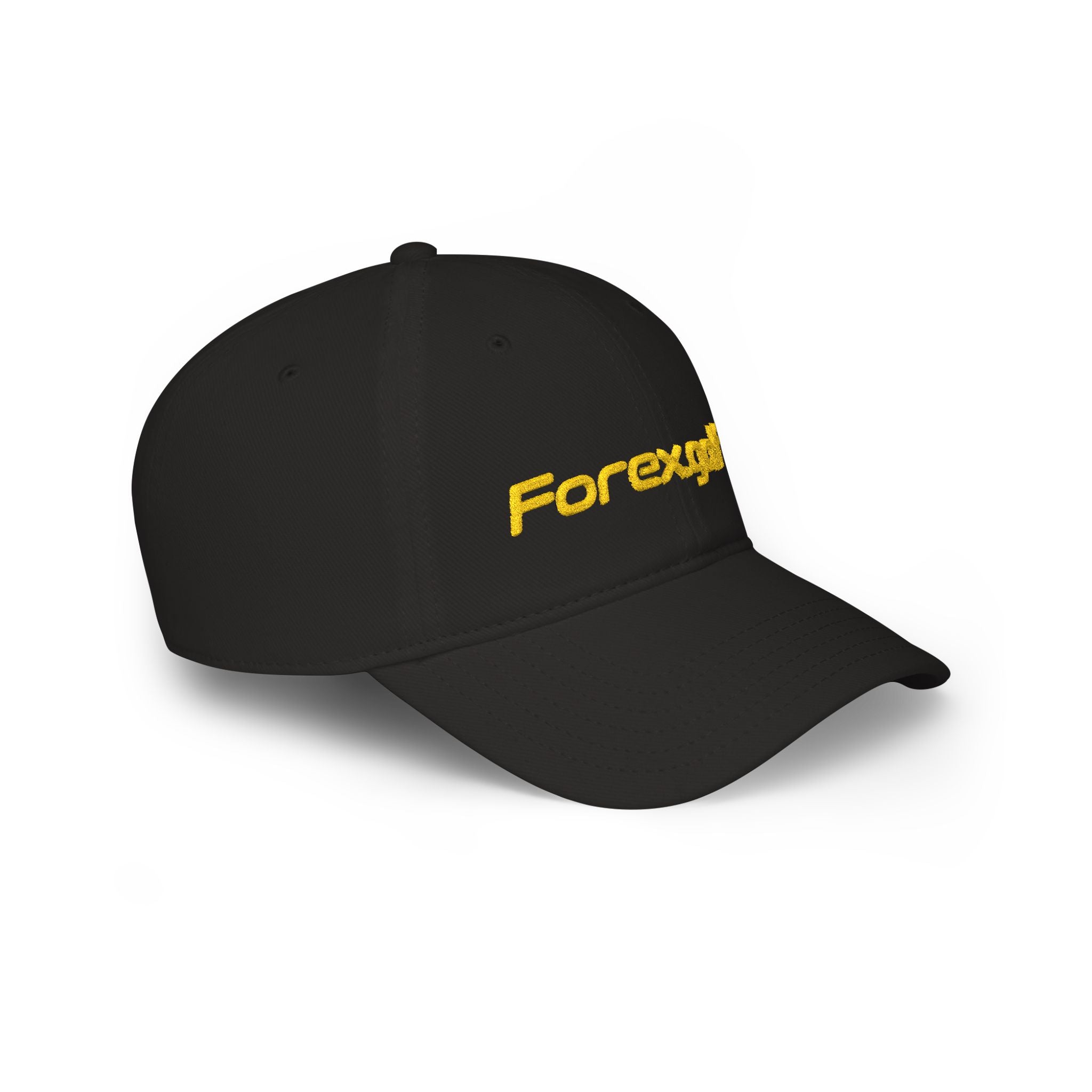 Forex.golf Embroidered Low-Profile Baseball Cap — Golf & Trading Logo Hat
