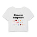 Baby Tee — “Disaster Response” Pills Graphic Medical Humor Tee