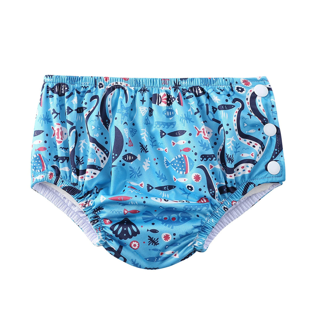 Babyland Baby Swimming Pool Diaper 1PC Waterproof Cloth Diapers Swimwear for Kids Pool Pant Swimming Fit For Baby 0--3 Years