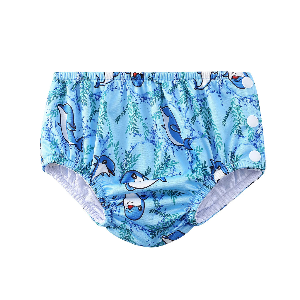 Babyland Baby Swimming Pool Diaper 1PC Waterproof Cloth Diapers Swimwear for Kids Pool Pant Swimming Fit For Baby 0--3 Years