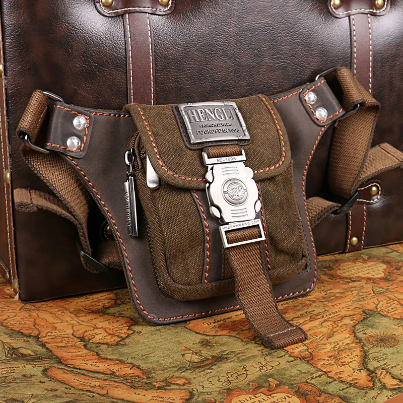 Belt bag Mini Retro Fashion Portable Waist Bag Purse Wearable Vintage Canvas Leisure Tourism Waist Packs Tactical fanny pack