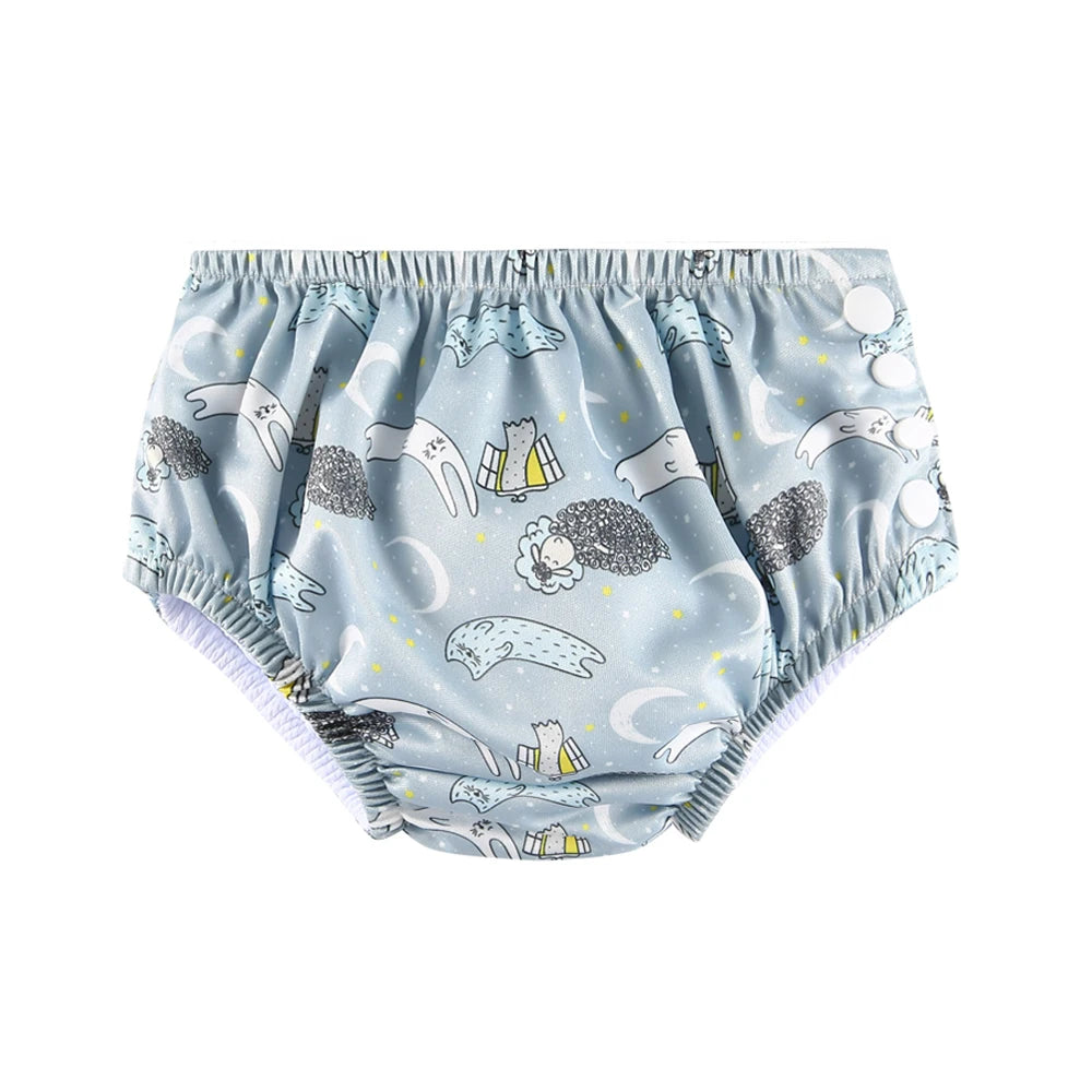 Babyland Baby Swimming Pool Diaper 1PC Waterproof Cloth Diapers Swimwear for Kids Pool Pant Swimming Fit For Baby 0--3 Years