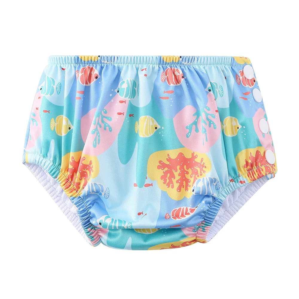 Babyland Baby Swimming Pool Diaper 1PC Waterproof Cloth Diapers Swimwear for Kids Pool Pant Swimming Fit For Baby 0--3 Years