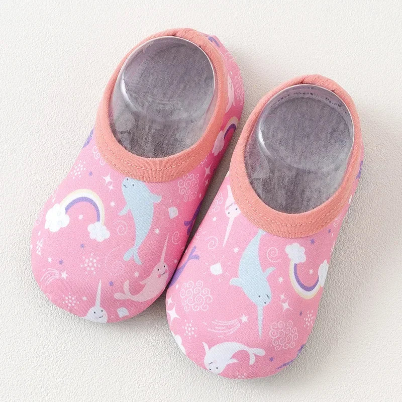 Children Beach Shoes Baby Soft Floor Indoor Slipper Snorkeling Swim Socks Boys and Girls Anti-slip Home Barefoot Kids Slippers