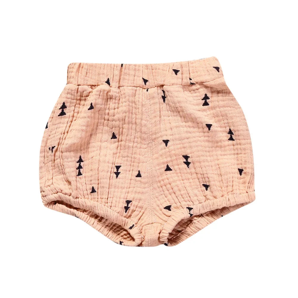 Summer Infant Baby Shorts for Boys Girls PP Pants Children's Clothing Boys Comfortable Cotton Linen Kids Clothes Shorts 3M-6Y