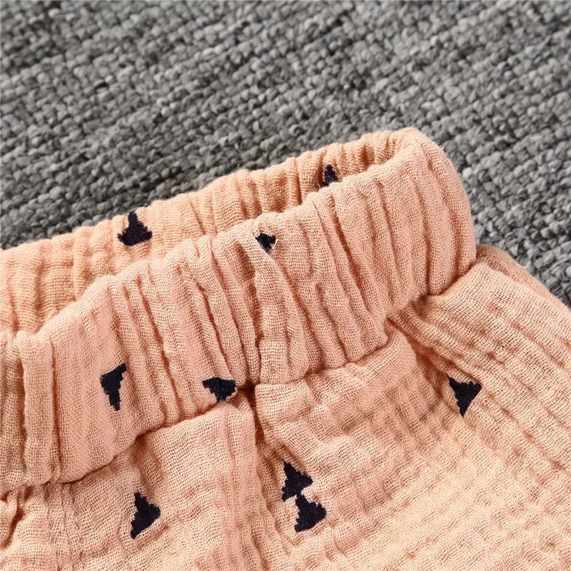 Summer Infant Baby Shorts for Boys Girls PP Pants Children's Clothing Boys Comfortable Cotton Linen Kids Clothes Shorts 3M-6Y