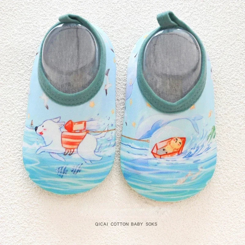 Children Beach Shoes Baby Soft Floor Indoor Slipper Snorkeling Swim Socks Boys and Girls Anti-slip Home Barefoot Kids Slippers