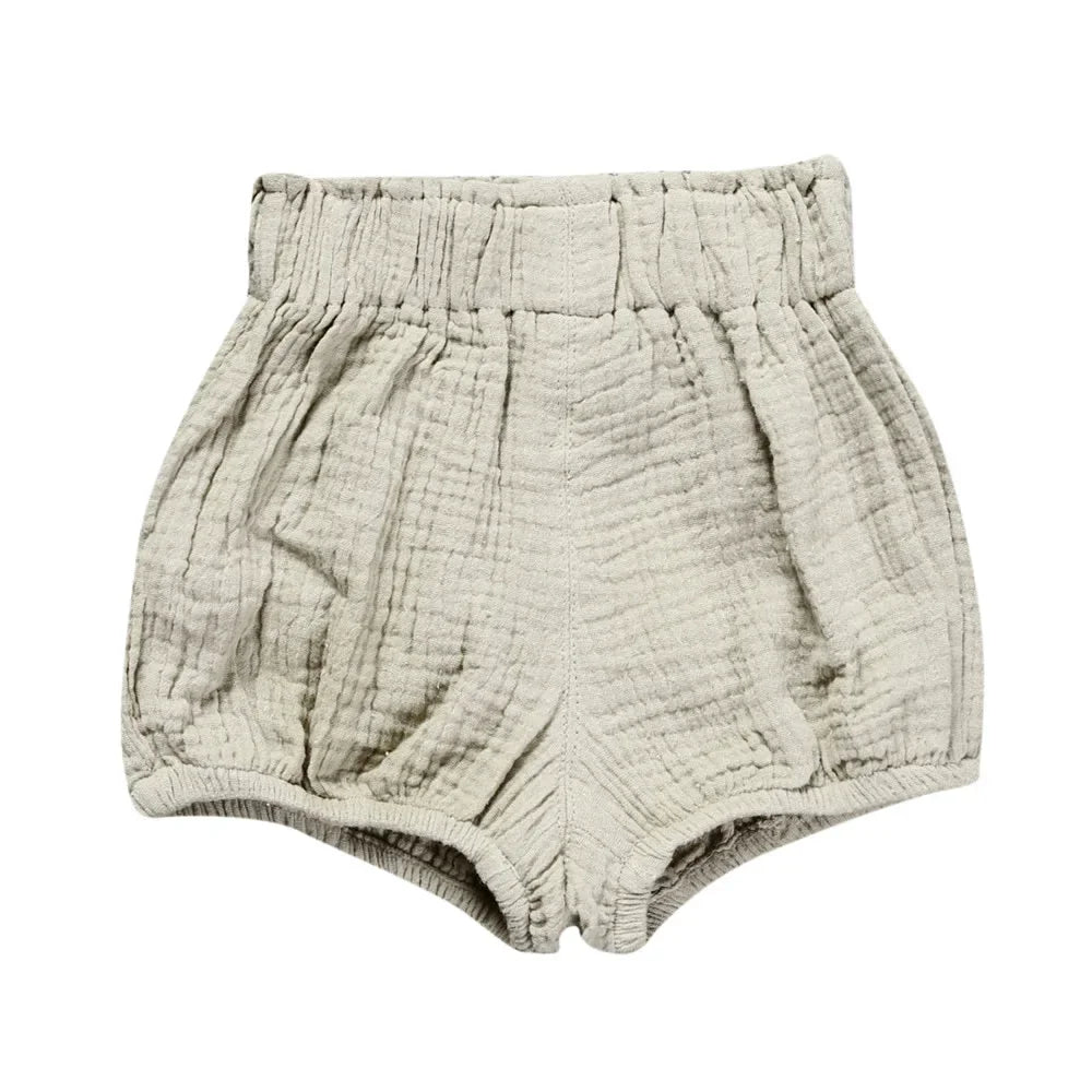 Summer Infant Baby Shorts for Boys Girls PP Pants Children's Clothing Boys Comfortable Cotton Linen Kids Clothes Shorts 3M-6Y