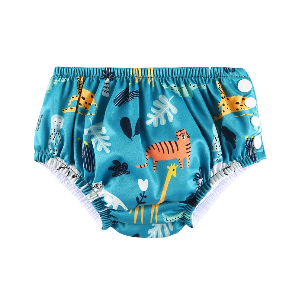 Babyland Baby Swimming Pool Diaper 1PC Waterproof Cloth Diapers Swimwear for Kids Pool Pant Swimming Fit For Baby 0--3 Years
