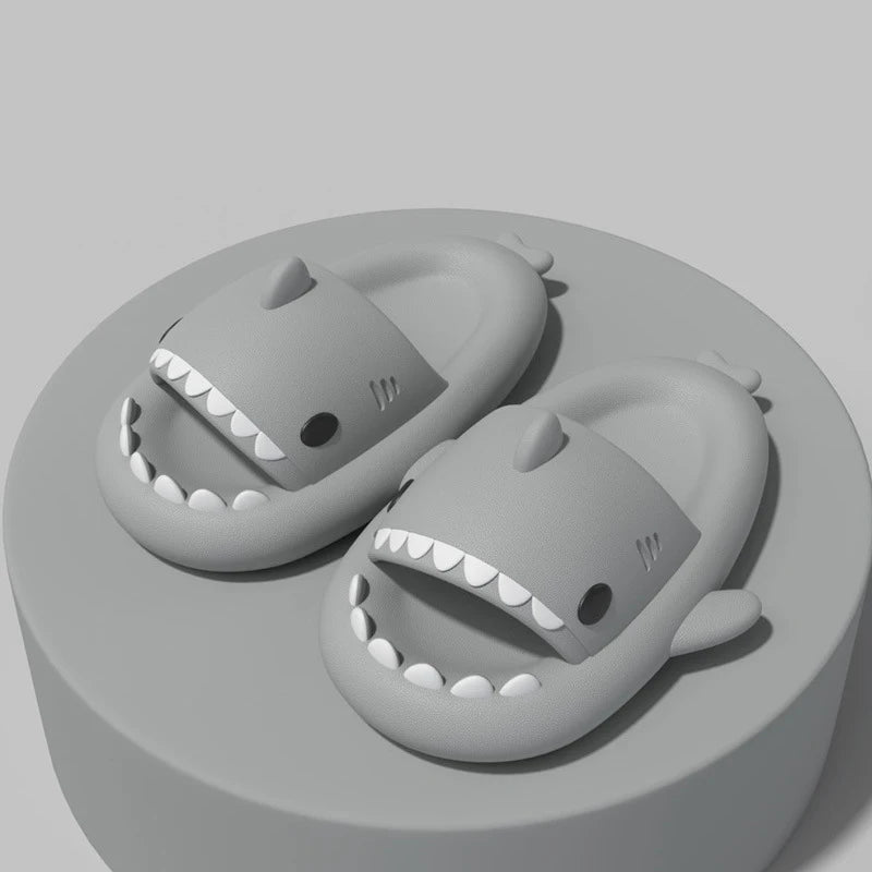 Pallene Lovely Kids Shark Slippers Fashion Baby Cartoon Slippers Girls Boys Home Non-slip Sandals Children Outdoor Beach Slides