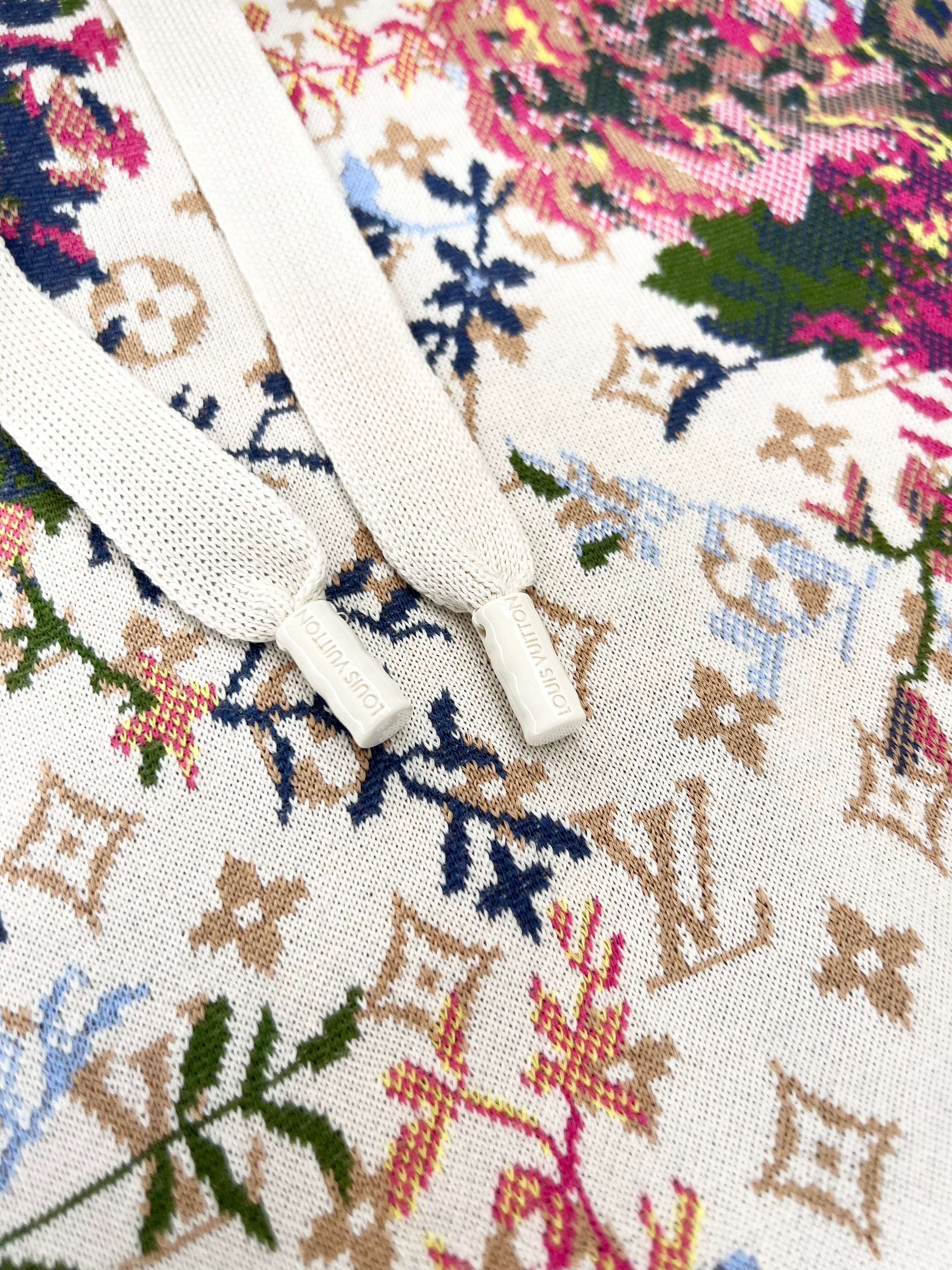 LOUIS VUITTON FLOWER GRAPHIC HOODIE - MULTICOLOR