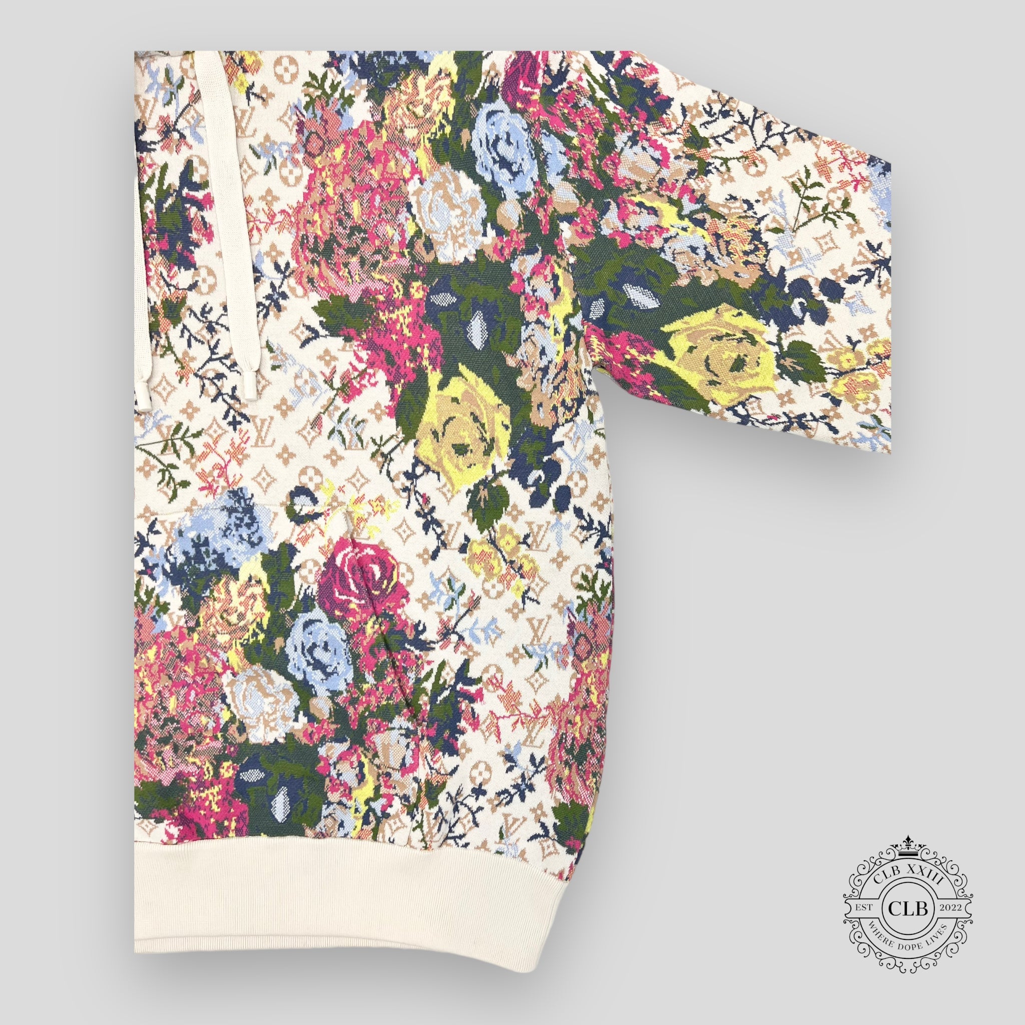 LOUIS VUITTON FLOWER GRAPHIC HOODIE - MULTICOLOR