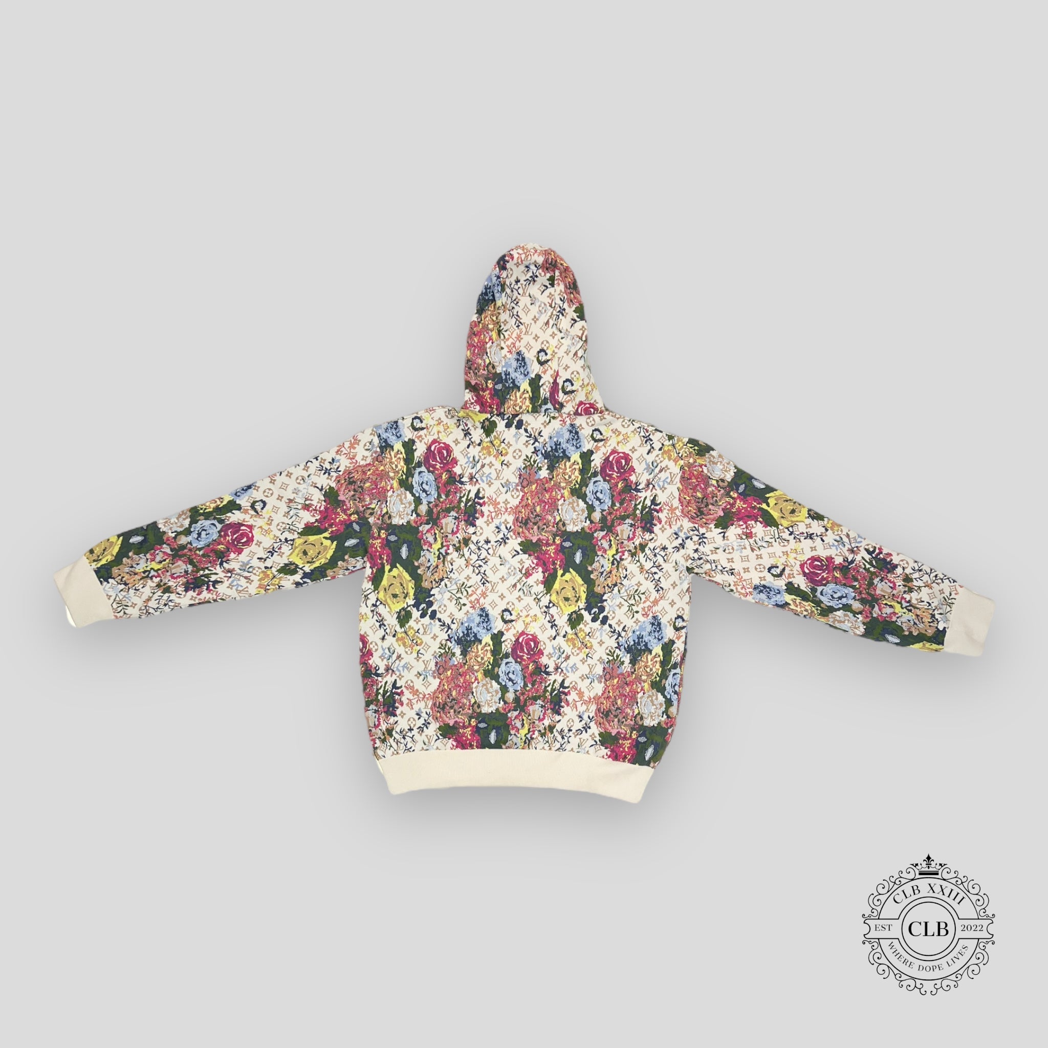 LOUIS VUITTON FLOWER GRAPHIC HOODIE - MULTICOLOR